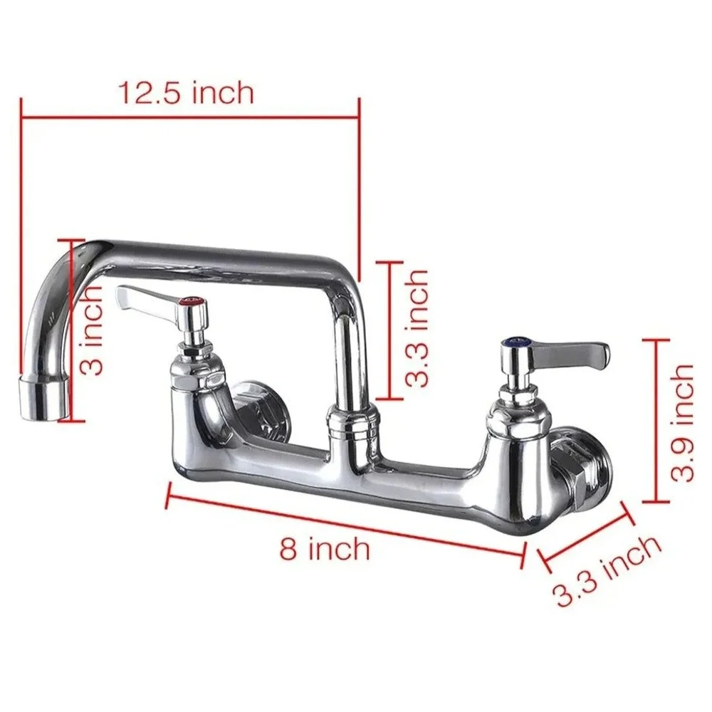 Wall Mount Kitchen Faucet 8